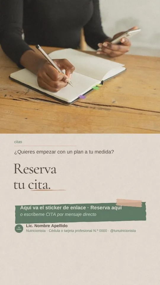 Historia del pack: Reserva tu cita
