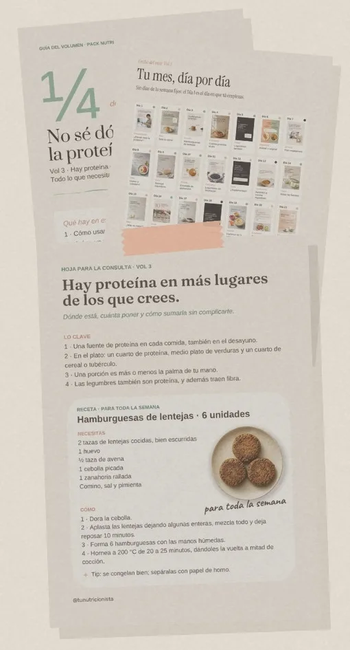 Hoja para la consulta y guía del volumen